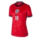 Billige Fotballdrakt England Ollie Watkins #19 Replika Bortedrakt Dame VM 2026 Kortermet Billige Fotballdrakt England Ollie Watkins #19 Replika Bortedrakt Dame VM 2026 Kortermet